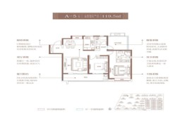 国建·长江院子3室2厅1厨2卫建面119.50㎡